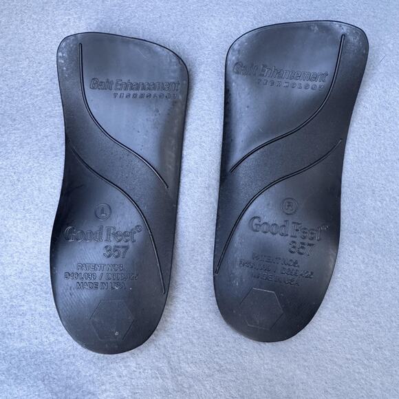 Good Feet 357 Arch Support Insoles Large Black Orthotic Inserts Made in USA - Picture 2 of 7
